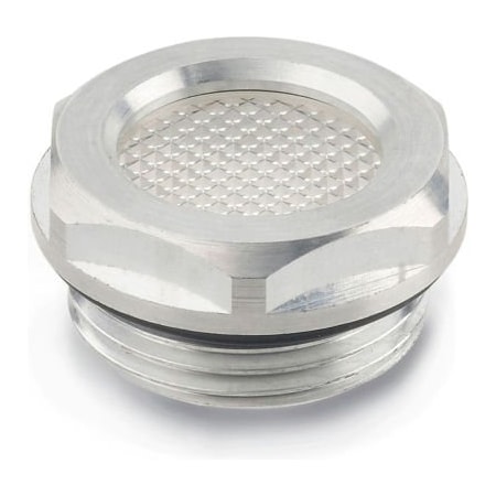 J.W. Winco Aluminum Fluid Level Sight Glass w/ Prismatic Reflector - M27 x 1.5 Thread - J.W. Winco R52 744-18-M27X1.5-A